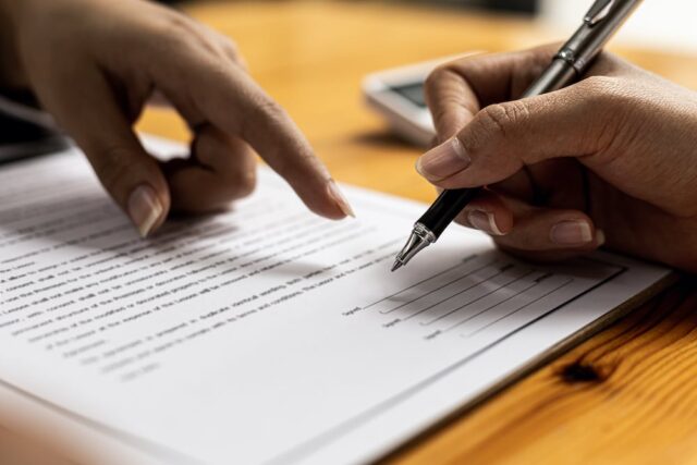 signing application