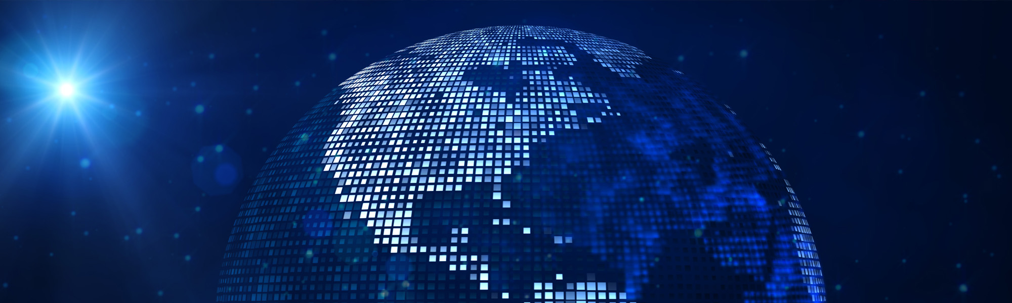 north america on globe image