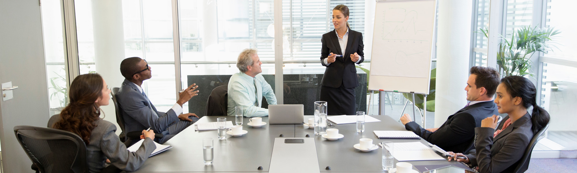 corporate business people talking in conference room meeting image